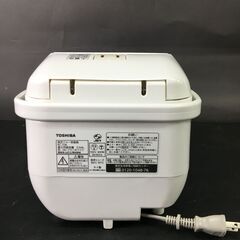 TOSHIBA/東芝 炊飯器 RC-5SK 3合炊き 2017年製 動作確認済 25j菊STの画像