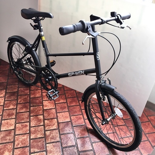 サザンポート 自転車 6段変速 20型ミニベロ車外装 マットブラック