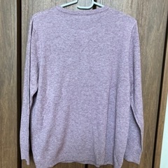 新品！！着楽美　カーディガン　紫　Lサイズ　の画像
