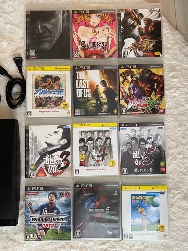プレイステーション3 本体 ソフト12本などセット 