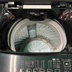 ジャングルジャングル貝塚店6.0kg 洗濯機 ニトリ NITORI NT60LIBK 2024年製 縦型洗濯機 黒 ブラック 中古 洗浄済み リユース 貝塚市の画像