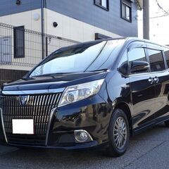 車検満タン エスクァイア ハイブリッドGｉ セーフティセンス ナビ フルセグTV Bluetooth フリップダウンモニター バックモニター 両側パワスラ スマートキー 黒本革シート シートヒーター クルコン LEDライト ETC ドラレコの画像