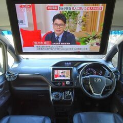 車検満タン エスクァイア ハイブリッドGｉ セーフティセンス ナビ フルセグTV Bluetooth フリップダウンモニター バックモニター 両側パワスラ スマートキー 黒本革シート シートヒーター クルコン LEDライト ETC ドラレコの画像