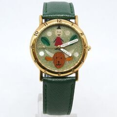 動作品 Pierre Lannier さくらももこ 065.771 クオーツ式腕時計 3針 CAPRICORNE やぎ座 0447/2001 汎用ケース 社外ベルト 24年11月電池交換 札幌市 清田区 平岡の画像