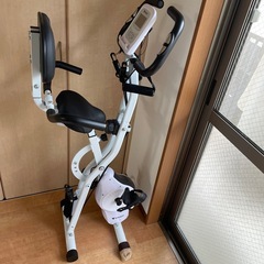 STEADY エアロバイク　ホワイトの画像