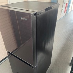 【動作品】Hisense ハイセンス ノンフロン冷凍冷蔵庫 2ドア HR-G13B-BR 2021年製 134L ダークブラウン 直接お引き取り限定の画像