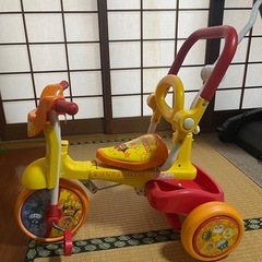 アンパンマン　オモチャ　三輪車　手押し三輪車の画像
