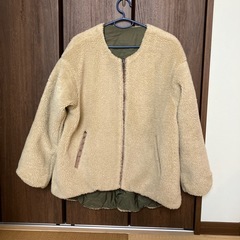 レディース　リバーシブル ジャンパー　Lサイズの画像