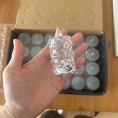  スモークレスキャンドル　電池ローソク の画像