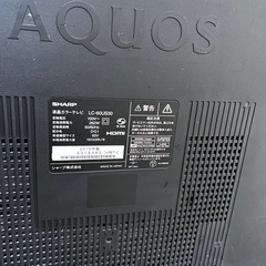 AQUOS 60型4K液晶テレビ　LC-60US30の画像