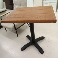 *お値段見直しました*リユースのサカイ栃木店★ジモティ割あり★  テーブル ブラウン×ブラック W69.5×D58.8×H73.5 クリーニング済み TC11042の画像