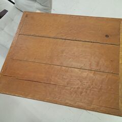*お値段見直しました*リユースのサカイ栃木店★ジモティ割あり★  テーブル ブラウン×ブラック W69.5×D58.8×H73.5 クリーニング済み TC11042の画像