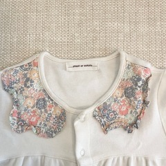 【SENSE OF WONDER】 センスオブワンダー 2wayオール 花柄 フリル 50〜70cmの画像