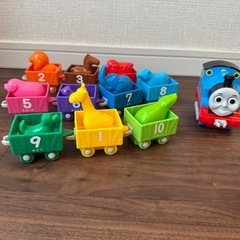 学研　トーマス10までつなげて　知育玩具の画像