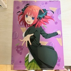 【希少】ぴよりんコラボ映画五等分の花嫁中野二乃クリアファイルチュートリアルカードデッキの画像