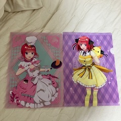 【希少】ぴよりんコラボ映画五等分の花嫁中野二乃クリアファイルチュートリアルカードデッキの画像