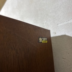 【希少・70年代ビンテージ】3分割カリモク 木製キャビネット／食器棚／飾り棚 の画像