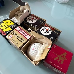 ビンテージ　スポルディング ゴルフボール 複数の画像