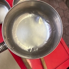 木柄トタン柄杓(ひしゃく)×3本セットの画像
