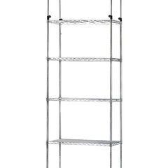 新品・未使用　アイリスオーヤマ メタルラック 突っ張りラック 5段 ポール径19mm 幅80×奥行35×高さ219~272cm 耐荷重300kg メタルミニ MTO-8021TP の画像