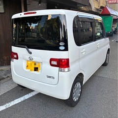 格安２年車検付き　95000km ダイハツ タント　ナビ　テレビ　Xリミテッド　車検2年付き　電動スライドドア　乗って帰れますの画像