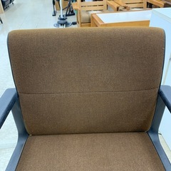 【ジモティー割引で最大15％OFF⭐️】 オフィスチェア 肘置き付き　ブラウンの画像