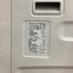 SHARP ドラム式洗濯乾燥機 2021年製 11.0kg 6.0kgの画像