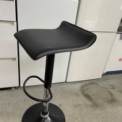 カウンターチェア　ブラックの画像