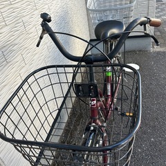自転車26インチ(後の籠は付きません)の画像