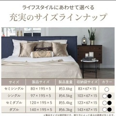 GOKUMIN 低反発マットレス セミダブルの画像