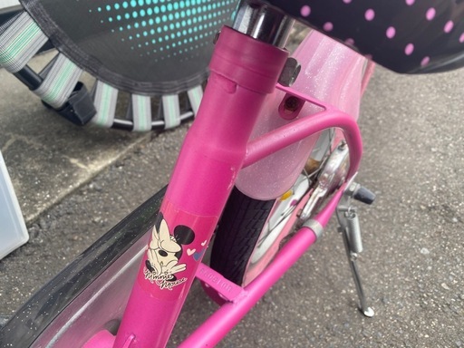 ides 子供用16インチ自転車　補助輪あり　