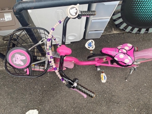 ides 子供用16インチ自転車　補助輪あり　