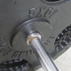 バーベルセット 40kg LEADING EDGE プレート10kg4枚 筋トレ トレーニング 札幌市北区屯田の画像