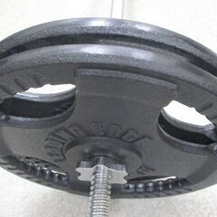 バーベルセット 40kg LEADING EDGE プレート10kg4枚 筋トレ トレーニング 札幌市北区屯田の画像