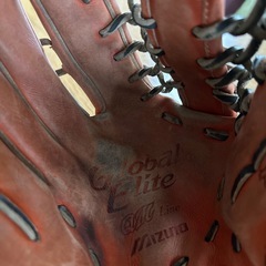Mizuno 硬式グローブ ブラウン　Global Eliteの画像