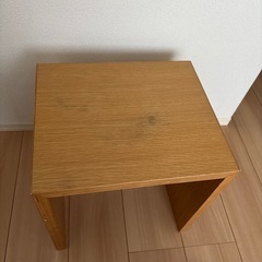 【譲ります】無印　コの字台の画像