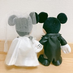 ディズニー ミッキー ミニー ペア ウェディング ぬいぐるみ ディズニー 結婚式の画像