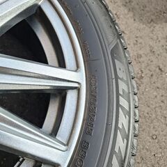 【美品】BLIZZAK VRX2 185/65R15 ホイール付き4本セット ブリヂストン スタッドレス 2023年製 3723 ワンシーズン使用の画像