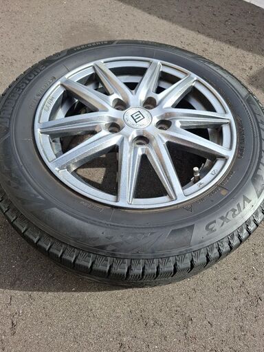美品】BLIZZAK VRX3 185/65R15 ホイール付き4本セット ブリヂストン