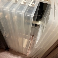 ニトリ　ベット下収納ケース4つセットの画像