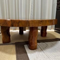 一枚板　座卓　　の画像