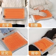 省エネ⭐︎ USBホットマット/ハンドウォーマー/電気座布団 3段階温度調節の画像