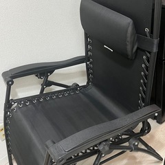 ゼログラビティーチェア Amazonベーシック ブラック の画像