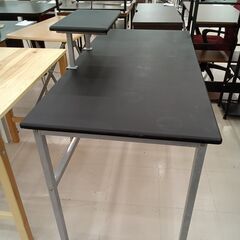 リユースのサカイ栃木店★ジモティ割あり★  デスク ブラック×グレー W21×D59×H73 クリーニング済み TC11050の画像