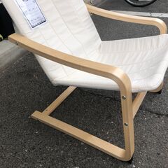 【ジャングルジャングルサカイ石津店】LIFELEX　木脚リラックスチェア　カルロヴィ　ホワイト新生活 クリーニング済み 堺市 西区 東区 北区 南区 堺区 石津の画像