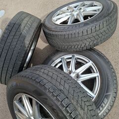 【美品】BLIZZAK VRX2 185/65R15 ホイール付き4本セット ブリヂストン スタッドレス 2023年製 3723 ワンシーズン使用の画像