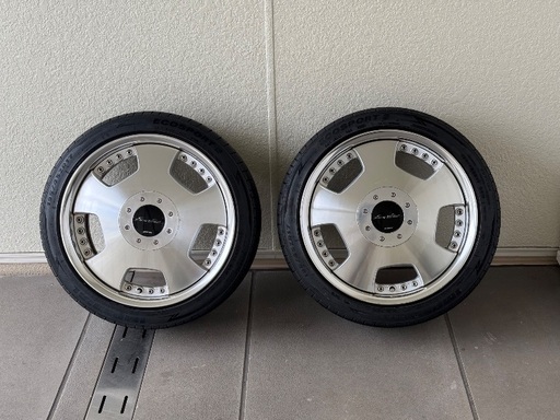 【最後の値下げです】WORK Euloline(ワーク ユーロライン) 17インチ 7.0J PCD100 4・5H 195/45ZR17 ホイール タイヤ付き