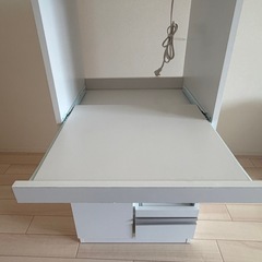 レンジ台　コンパクト　日本製　大川の画像