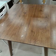リユースのサカイ栃木店★ジモティ割あり★  テーブル ブラウン W80×D80×H71 クリーニング済み TC11501の画像