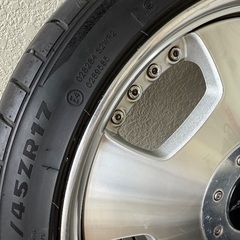 WORK Euloline(ワーク ユーロライン) 17インチ 7.5J PCD100 4・5H ホイール タイヤ付きの画像